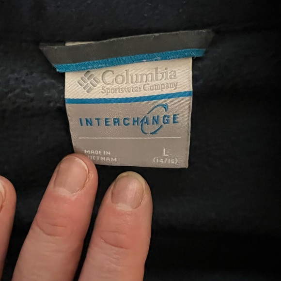 Columbia Kids Zip Up Fleece Jacket - Gray - Picture 3 of 5